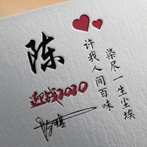  你的名字这样写更漂亮,3d高清励志签名版微信头像,你值得拥有