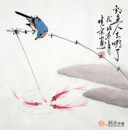 一组清新灵动花鸟画,画家郑晓京创作