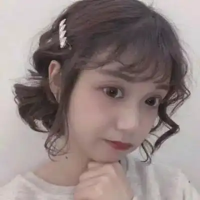气质女神长发侧脸头像