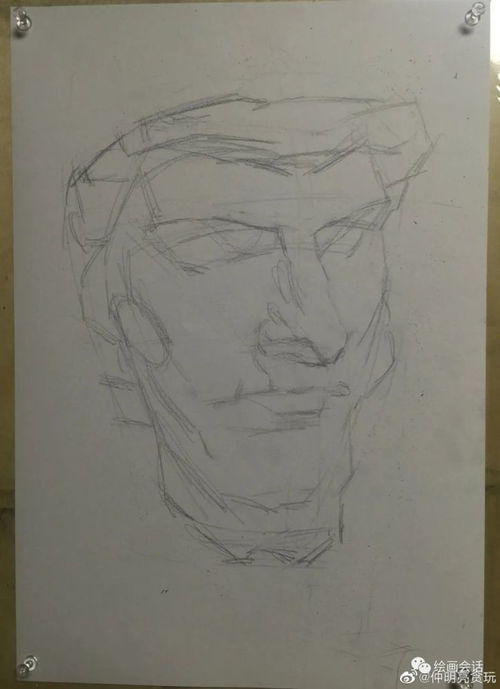  超精彩的一组几何体石膏素描作品赶紧码起来