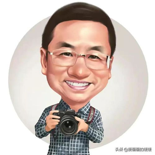  换一换你的微信头像吧,手绘的卡通大头漫画头像,大叔最爱系列