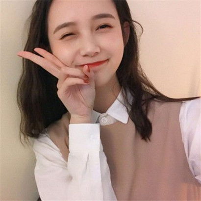  好看女生头像阳光可爱,最喜欢剪刀手的美女