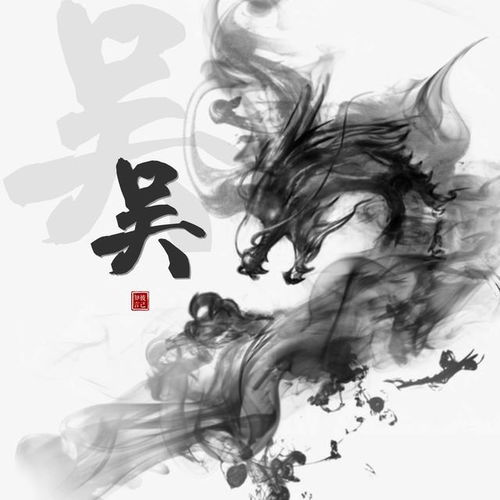  水墨古风龙姓氏壁纸,到底有多少人喜欢这款姓氏头像