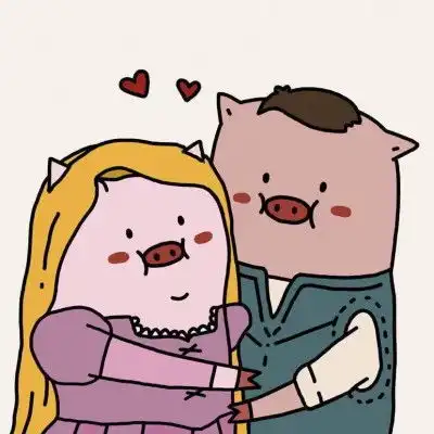  微信情侣头像卡通搞笑王子和公主的爱情是幸福的