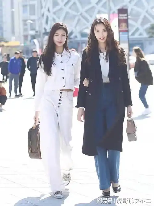  黑色大衣怎么穿回头率更高韩国美女告诉你答案,优雅又时髦