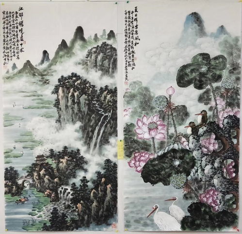 艺惠藏殿堂画家黄廷海独创山水画荷花,被誉为江南荷王
