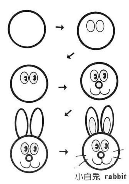  100副简笔画,快拿去和孩子一起画吧