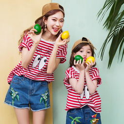 母子卡通头像微信母女装