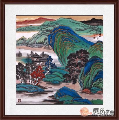 客厅背景墙装饰画,原来高品位真的是装出来的
