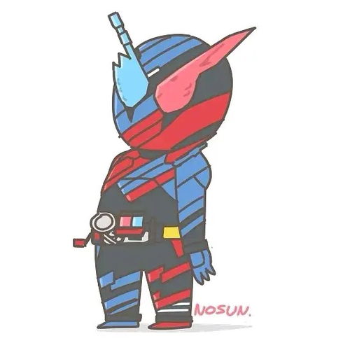  平成二十骑士歪头头像