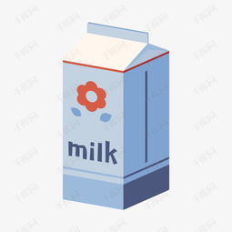  手绘卡通居家清新系列牛奶素材图片免费下载高清psd千库网图片编号10832763