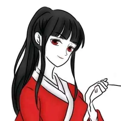 动漫头像女红色