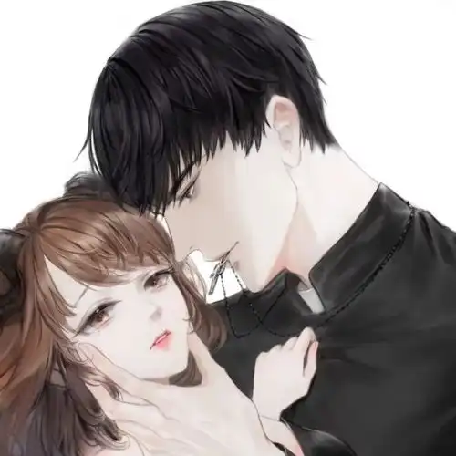  情头黑色系动漫情侣头像