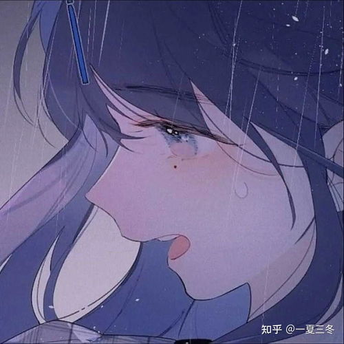  头像蓝色系动漫女头