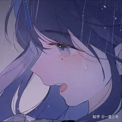 头像蓝色系动漫女头 头像蓝色系动漫女头