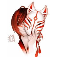  男生摘下面具的头像摘下面具的男生动漫头像