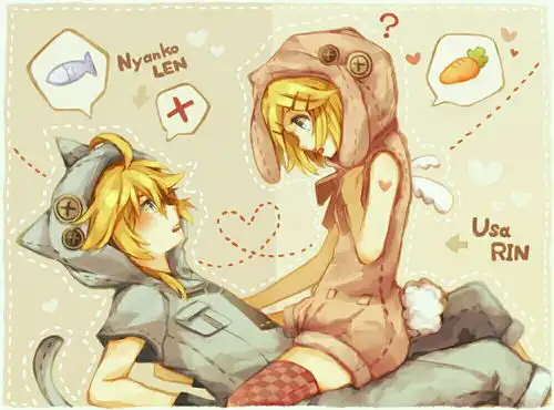  一个女孩抱着一个男孩装着情侣装动漫头像,下面图片的另一张