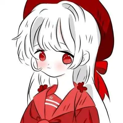  如辰ins优质动漫红色系女头这卡通动漫头像我要个性网