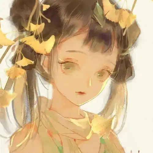  古风动漫头像世人皆唱桃之夭夭见你才知灼灼其华