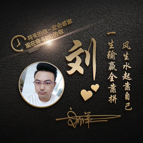  你该换头像了,十几张特效唯美姓氏签名头像,3d质感立体风格