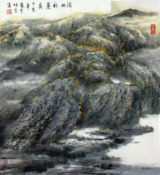  绝美工笔山水,巧密而精细,百看不厌