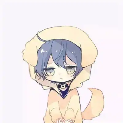  可爱到爆的男生头像动漫,男生头像呆萌q版2