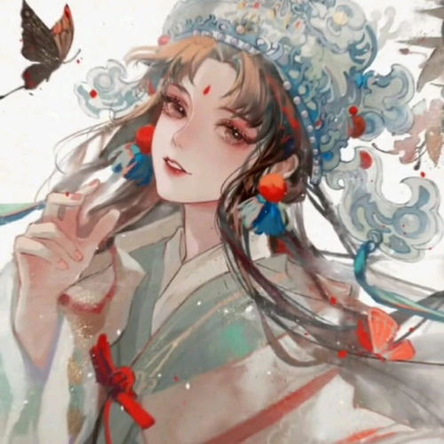 一眼惊鸿古风锁骨头像朋