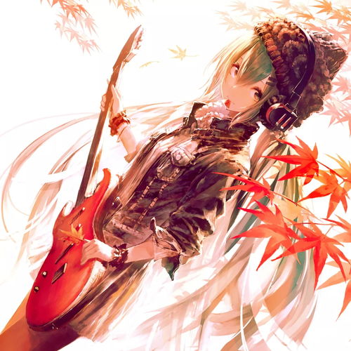  暖色系的厚涂美少女插画,宛如童话世界般奇幻的氛围唯美