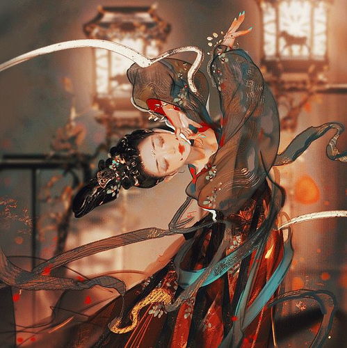  动漫头像超美古风动漫女头像