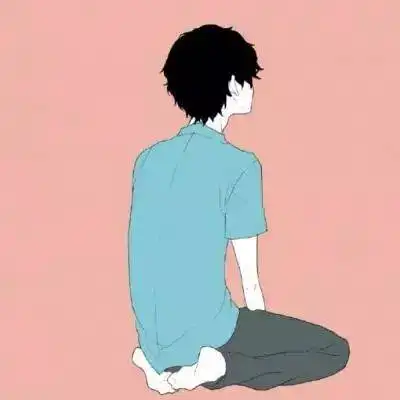  二次元卡通情侣头像两张一男一女