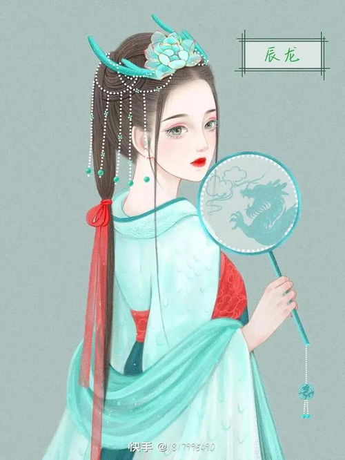  古风美女十二生肖代表图
