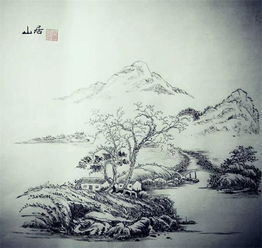  高山流水无穷意落落段涯千万寻著名画家高国昌作品鉴赏