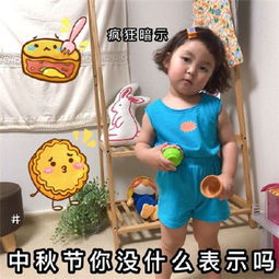  罗熙中秋节表情包大全可爱2019年中秋节表情包祝福语