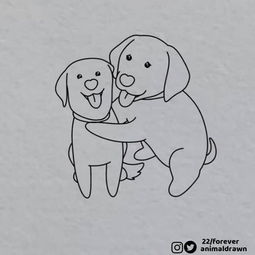  一笔精髓的另类萌灵魂画手创造超简略宠物涂鸦