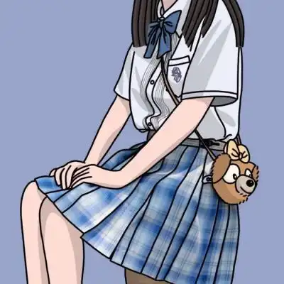  唐崎夜雨jk女孩的手绘头像画师卡通动漫头像我要个性网