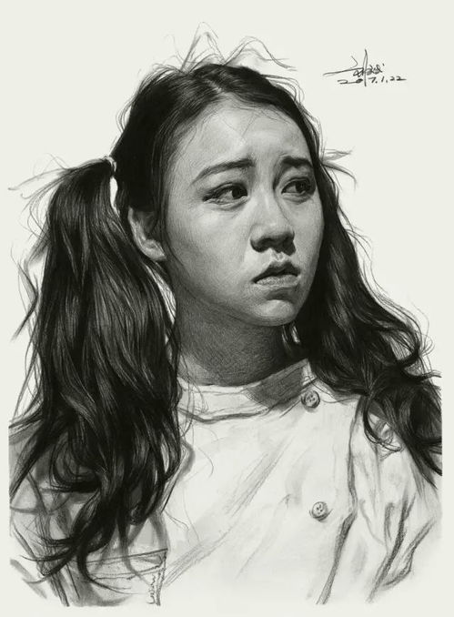  每年画700幅头像,画了17年,80后写实素描,让60后冷军赞不绝口