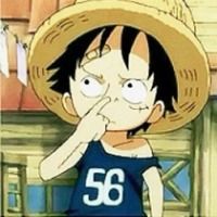  海贼王头像路飞小时候的萌图当我们凝视远方的时候
