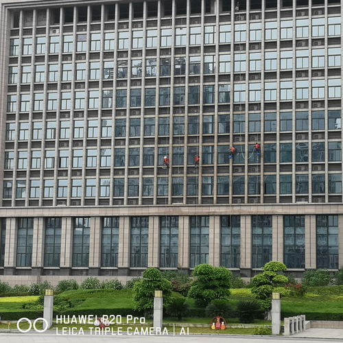  广安外墙清洗蜘蛛人外墙清洗方案永秀清洁诚信商家