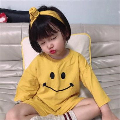  又好看又萌的萌娃头像女,孩子才是最快乐的