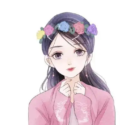  古风漫画头像女妖艳冷酷少女古风动漫头像