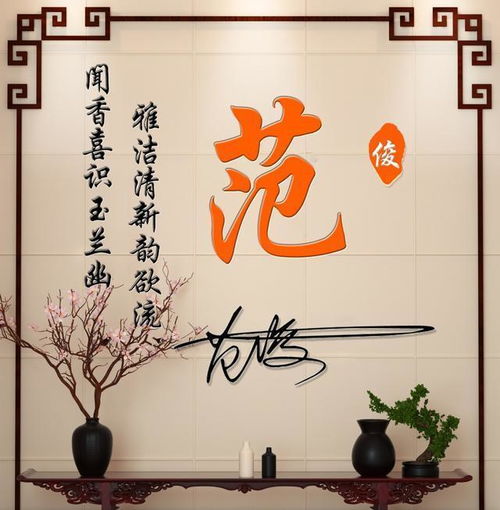  百家姓头像,姓氏头像,侠客行水墨中国风,