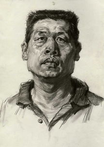 头像素描照片素材素描作