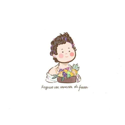  软萌插画头像叮咚本周份的少女心来咯,请速速签收